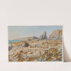 Grève de Pors Léonnec à marée basse. Morgat (1915) by Henri Rivière