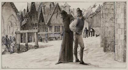 Gringoire a plusieurs bonnes idées de suite rue des Bernardins (1889)
