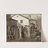Groep Spanjaarden in verschillende klederdrachten by Otto Howen