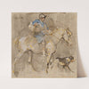 Groom and pony by Joseph Crawhall