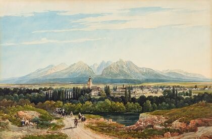 Groß-Lomnitz (Vel’ka Lomnica) in the Zips region (east Slovakia) (1867)