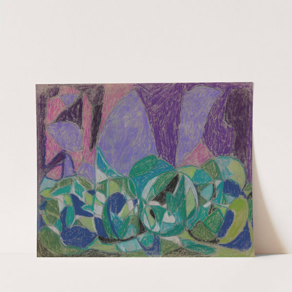 Große Komposition (circa 1926-1929) by Adolf Hölzel