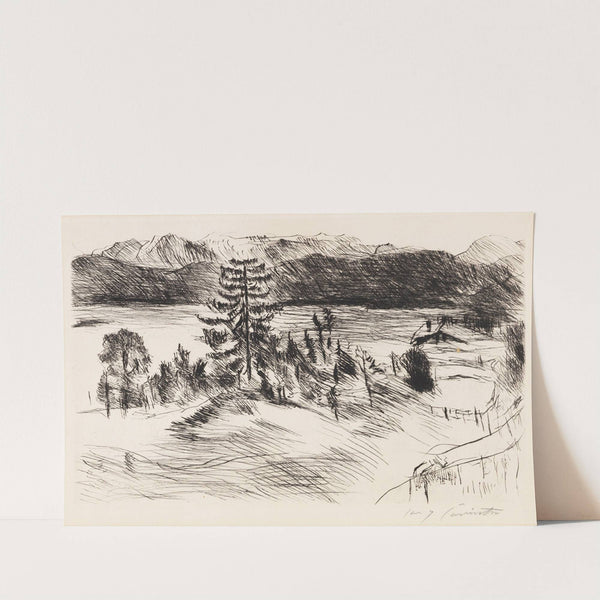 Große Walchenseelandschaft (1923) by Lovis Corinth