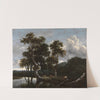 Grosse Baumgruppe am Wasser (ca 1665) by Jacob van Ruisdael