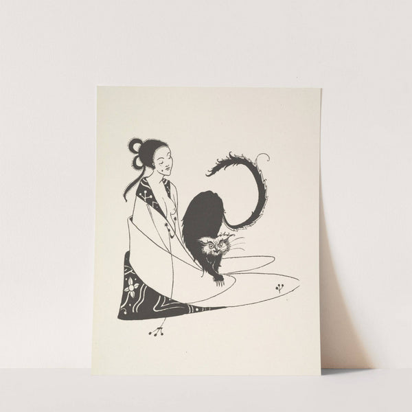 Grotesques by Aubrey Beardsley 4 (1910s) by Aubrey Vincent Beardsley