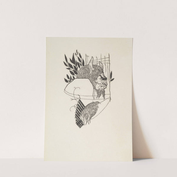 Grotesques by Aubrey Beardsley 7 (1910s) by Aubrey Vincent Beardsley