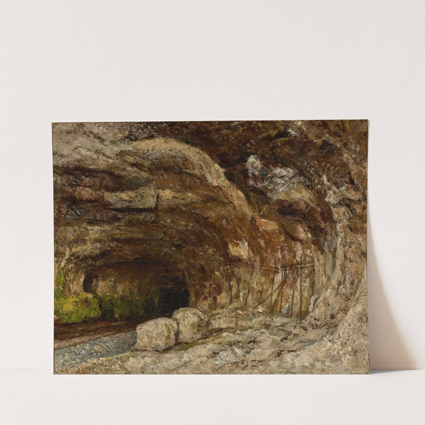 Grotto of Sarrazine near Nans-sous-Sainte-Anne by Gustave Courbet