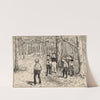 Group of boys in a forest by Albert Hemelman