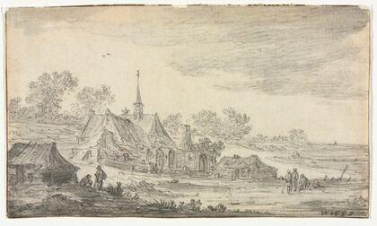 Group of Buildings on a Seashore (1653)