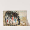 Group of children by Tadeusz Makowski