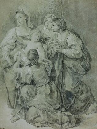 Group of Four Women and Child