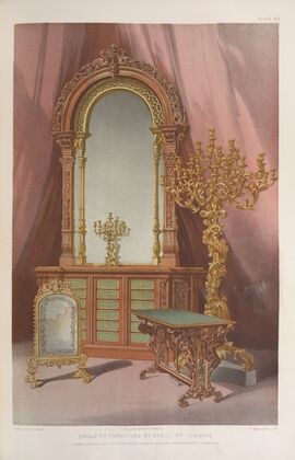 Group of furniture by Snell of London