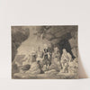 Group of men and women near seaside cave (1848) by Thomas Prichard Rossiter