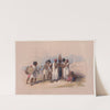 Group of Nubians, Wady Kardasey [sic] [Qirtâsî]. (1846-1849) by David Roberts