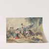 Group of Peasants with Musical Instruments by John Absolon