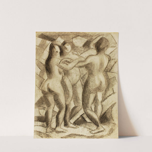Group of Three Female Nudes by Carl Newman