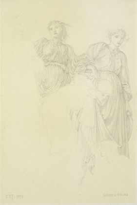 Group of women, Preliminary study for the painting The Golden Stairs