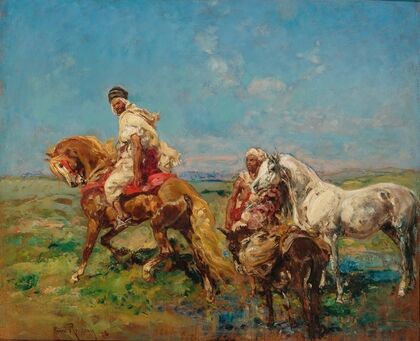 Groupe D’arabes Ã L’abreuvoir