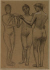 Groupe de trois femmes