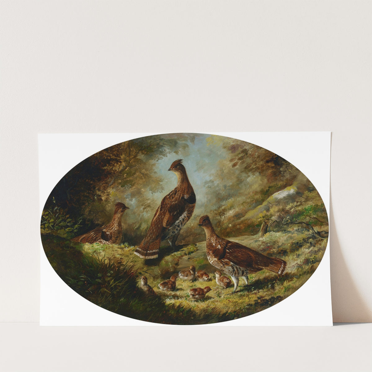 Grouse Family (1855) by Arthur Fitzwilliam Tait