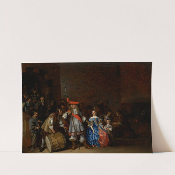 Guardroom Scene (1665-1673) by Anthonie Palamedesz.