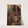 Guérison d&#039;un possédé lors de la translation des corps de saint Gervais et de saint Protais  by Louis-Vincent-Léon Pallière