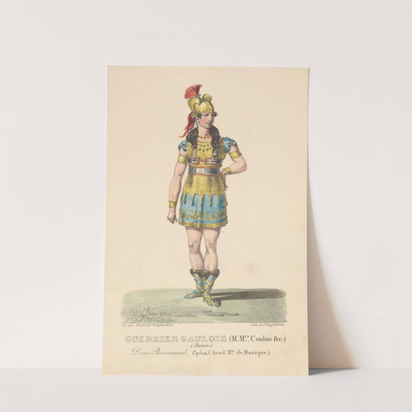 Guerrier gaulois (M.Mrs. Coulon &c.) (Danse) (1825) by Hippolyte Lecomte