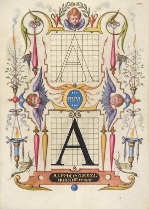 Guide for Constructing the Letter A (1561–1596)