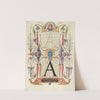 Guide for Constructing the Letter A (1561–1596) by Joris Hoefnagel