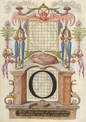 Guide for Constructing the Letter O (1561–1596)