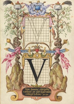Guide for Constructing the Letter V (1561–1596)