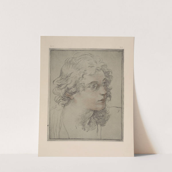 Guido Reni - The head of a young man by P. &amp; D. Colnaghi