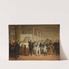 Guillaume Dupuytren (1777-1835), à l&#039;Hôtel-Dieu, présente à Charles X une opérée des yeux by Anonymous