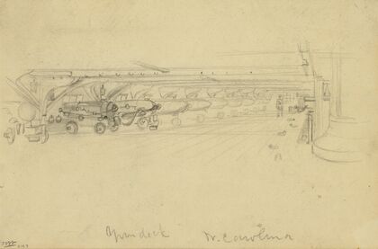 Gun deck, N. Carolina