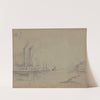 Gunboats on the Cumberland River, near Nashville [Tennessee], Carondolet in front by Adolph Metzner