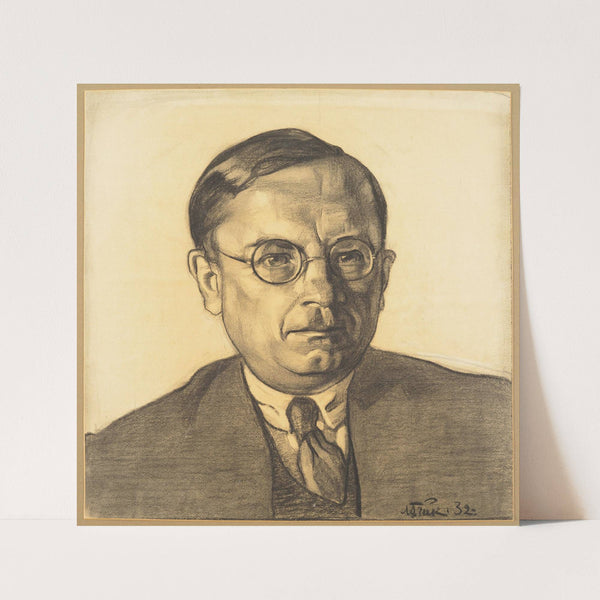 Gustav Suitsu portree (1928) by Nikolai Triik