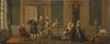 Gustavian Style Interior with a Musical Party