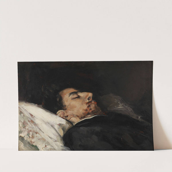 Gustavo Adolfo Bécquer on his Death Bed by Vicente Palmaroli y González