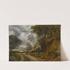 Gypsies camping by a path by William West