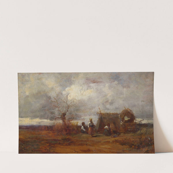 Gypsy Camp by Géza Mészöly