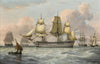 H.M.S. Britannia and Other Shipping Near a Headland