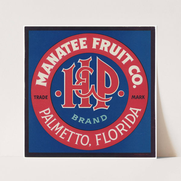 H & P Brand Fruit Label (1930-1950)