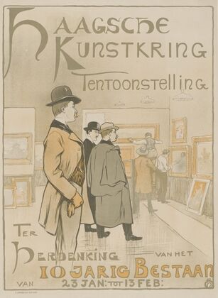 Haagsche Kunstkring Tentoonstelling ter herdenking van het 10 jarig bestaan van 23 jan tot 13 feb