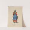 Habit of a bonzess of China in 1700. Bonzess de Chine. (1757-1772) by Charles Grignion