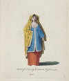 Habit of a country woman in Russia in 1764. Paysanne. (1757-1772)
