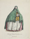Habit of a lady of Nuremberg in 1755. Fille de Nuremberg. (1757-1772)