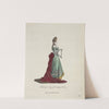 Habit of a lady of quality of France. Dame de qualité de France. (1757-1772) by Charles Grignion