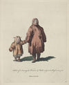 Habit of a Samoyede woman and child subject to Russia in 1768. Femme Samoyèd. (1757-1772)