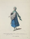 Habit of a young lady of Tine, an island in the archipelago, in 1700. Fille de l’Isle de Tine. (1757-1772)