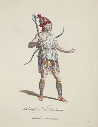 Habit of an East Indian. Habitant des Indes Orientales. (1757-1772)